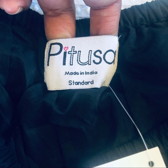 PITUSA Black Crop Top size Standard (Medium) - Picture 4 of 7